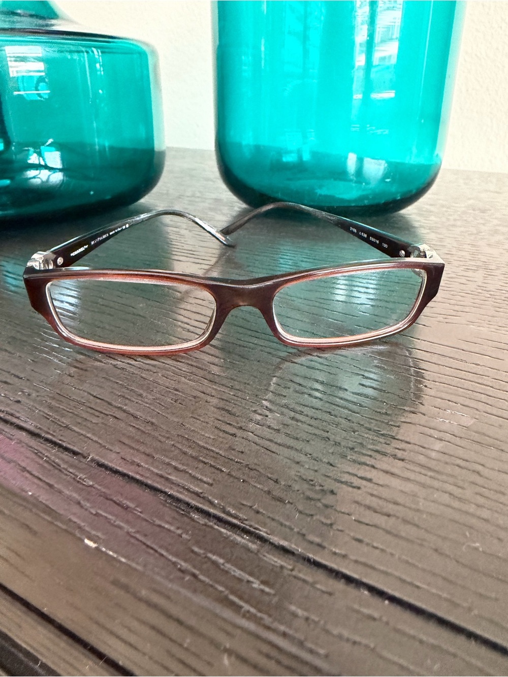 Chanel- Women’s Brown Rectangular Reading Glasses - Classic Brown Frame